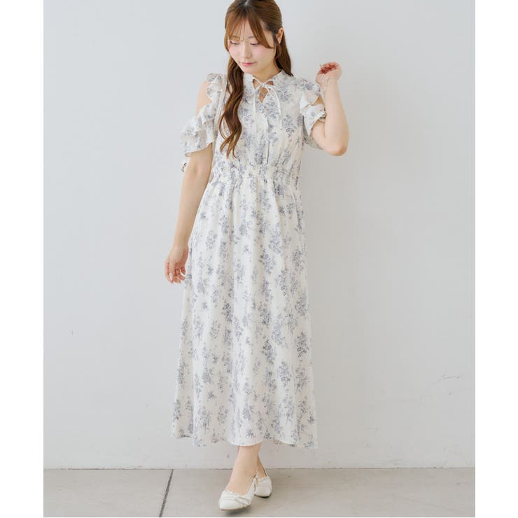 アソート肩開きフリルワンピ | NICE CLAUP / OLIVE des OLIVE　OUTLET | 詳細画像11 