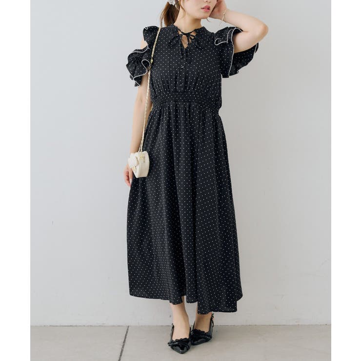 アソート肩開きフリルワンピ | NICE CLAUP / OLIVE des OLIVE　OUTLET | 詳細画像23 