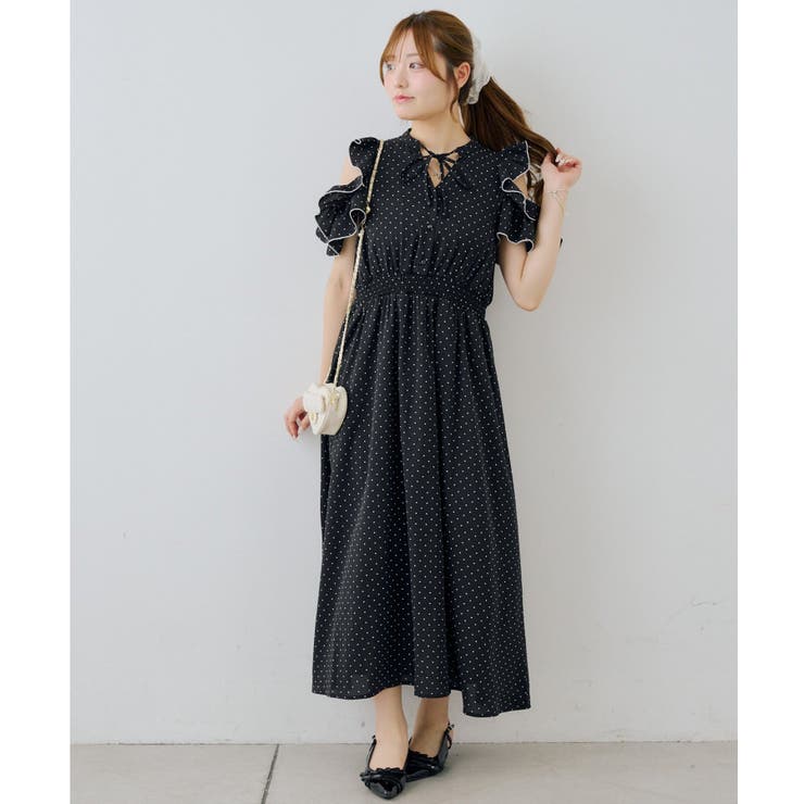 アソート肩開きフリルワンピ | NICE CLAUP / OLIVE des OLIVE　OUTLET | 詳細画像25 