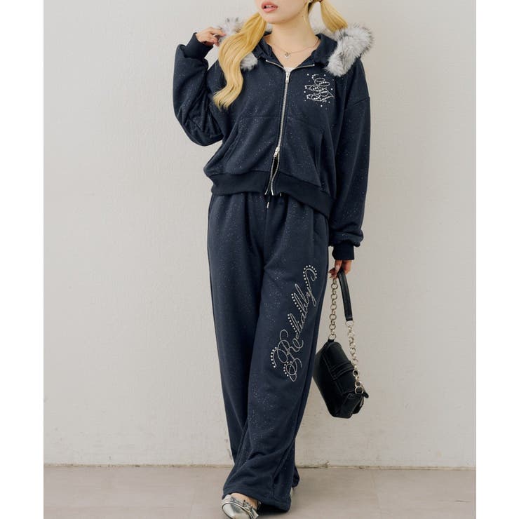フェイクファー付パーカーセット | NICE CLAUP / OLIVE des OLIVE　OUTLET | 詳細画像4 