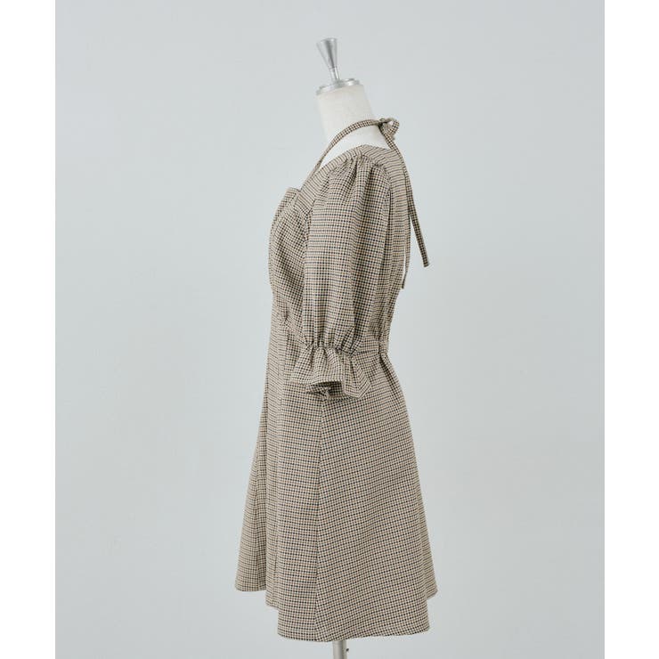【丈の長さを選べる】ホルター付ウエストマークワンピース | NICE CLAUP / OLIVE des OLIVE　OUTLET | 詳細画像11 