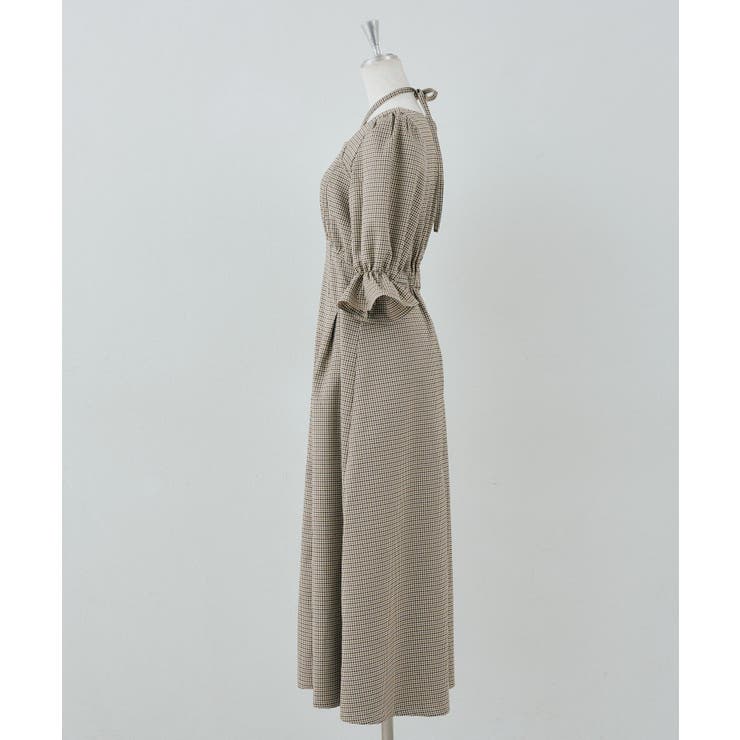 【丈の長さを選べる】ホルター付ウエストマークワンピース | NICE CLAUP / OLIVE des OLIVE　OUTLET | 詳細画像25 