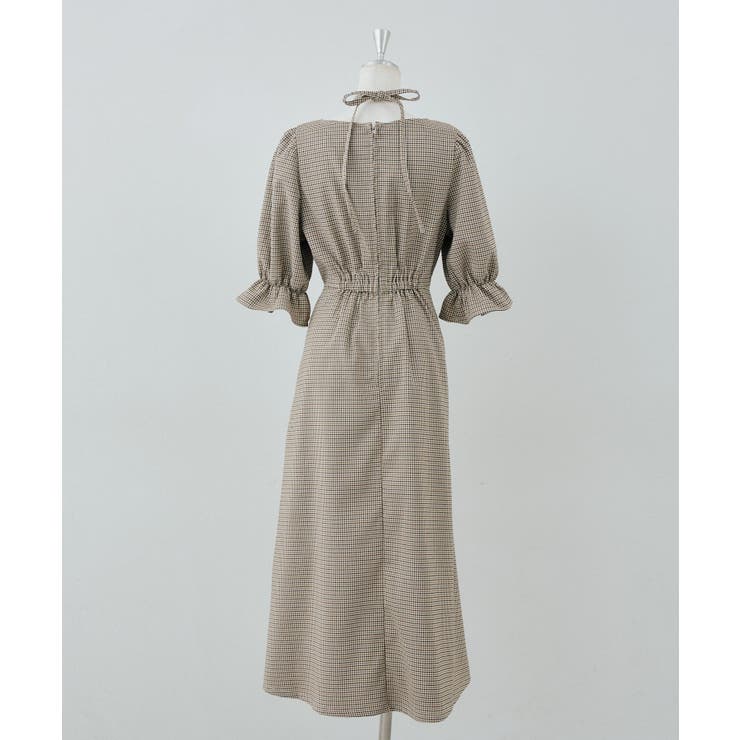 【丈の長さを選べる】ホルター付ウエストマークワンピース | NICE CLAUP / OLIVE des OLIVE　OUTLET | 詳細画像26 