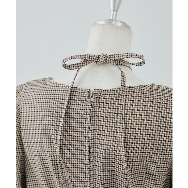 【丈の長さを選べる】ホルター付ウエストマークワンピース | NICE CLAUP / OLIVE des OLIVE　OUTLET | 詳細画像30 