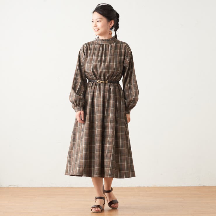 先染めチェックプチハイワンピース 品番 Olow Olive Des Olive Outlet オリーブデオリーブ アウトレット のレディースファッション通販 Shoplist ショップリスト