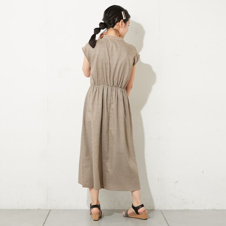 チェックバンドカラーノースリワンピース 品番 Olow Olive Des Olive Outlet オリーブデオリーブ アウトレット のレディースファッション通販 Shoplist ショップリスト