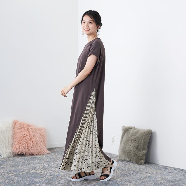 サイドプリーツワンピース 品番 Olow Olive Des Olive Outlet オリーブデオリーブアウトレット のレディースファッション通販 Shoplist ショップリスト