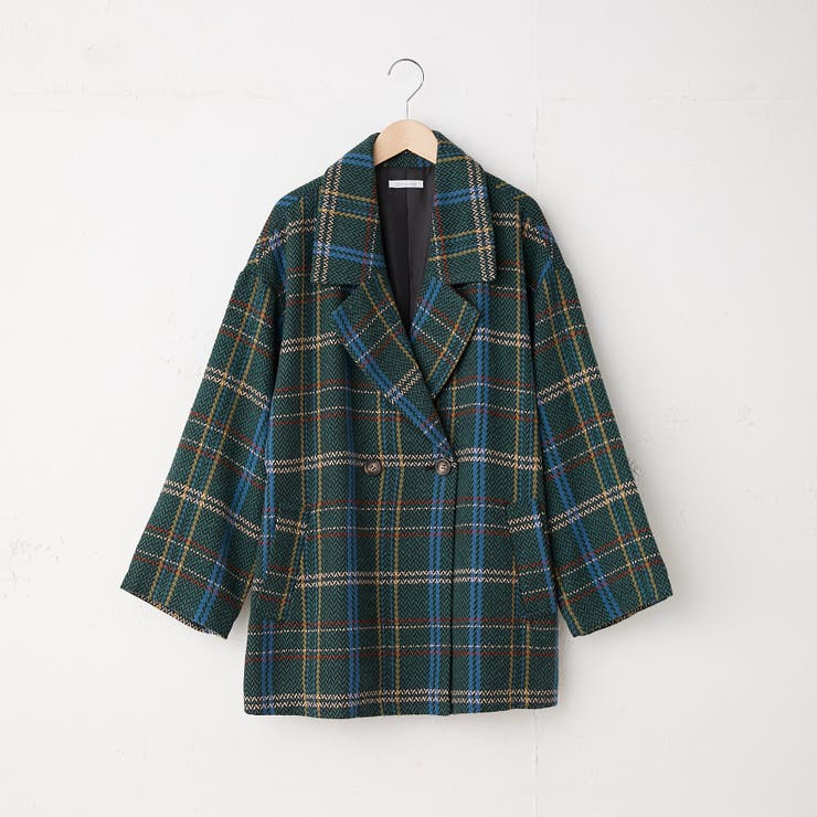 Olivedesolive Olive Des Olive ポンチョ型 チェック ダッフルコートの通販 By Maze S Shop オリーブデオリーブならラクマ
