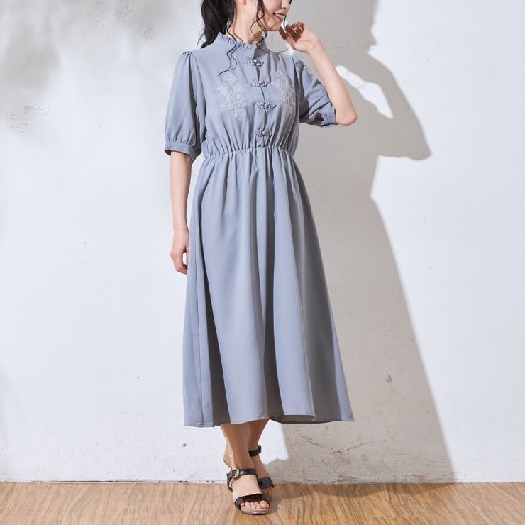 チャイナ胸刺繍ワンピース 品番 Olow Olive Des Olive Outlet オリーブデオリーブ アウトレット のレディースファッション通販 Shoplist ショップリスト
