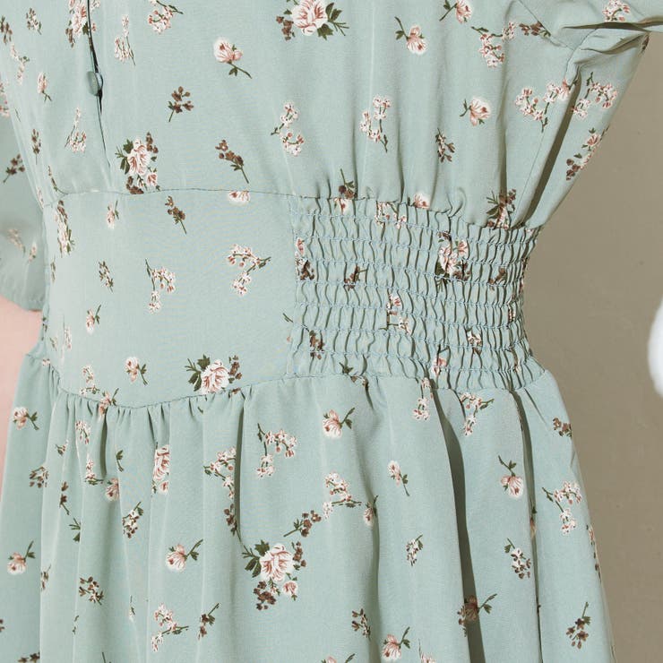 花柄白衿パワショルワンピース 品番 Olow Olive Des Olive Outlet オリーブデオリーブアウトレット のレディースファッション通販 Shoplist ショップリスト