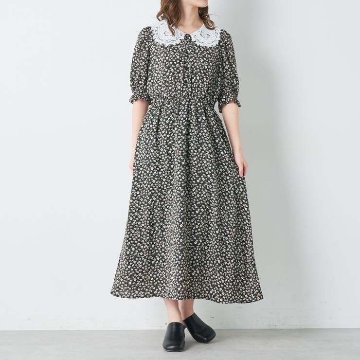小花柄レース衿ワンピース 品番 Olow Olive Des Olive Outlet オリーブデオリーブ アウトレット のレディースファッション通販 Shoplist ショップリスト