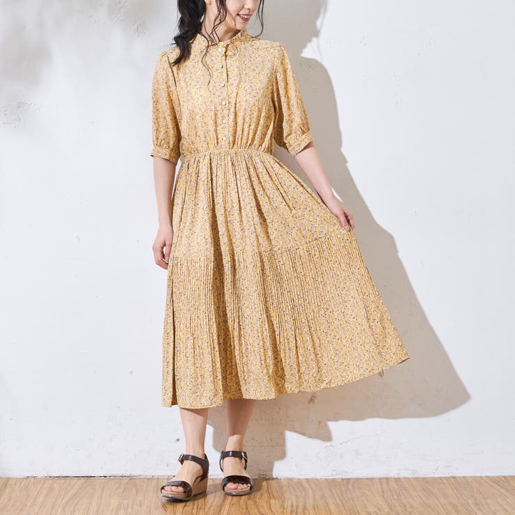 花柄ティアードプリーツワンピース 品番 Olow Olive Des Olive Outlet オリーブデオリーブ アウトレット のレディースファッション通販 Shoplist ショップリスト