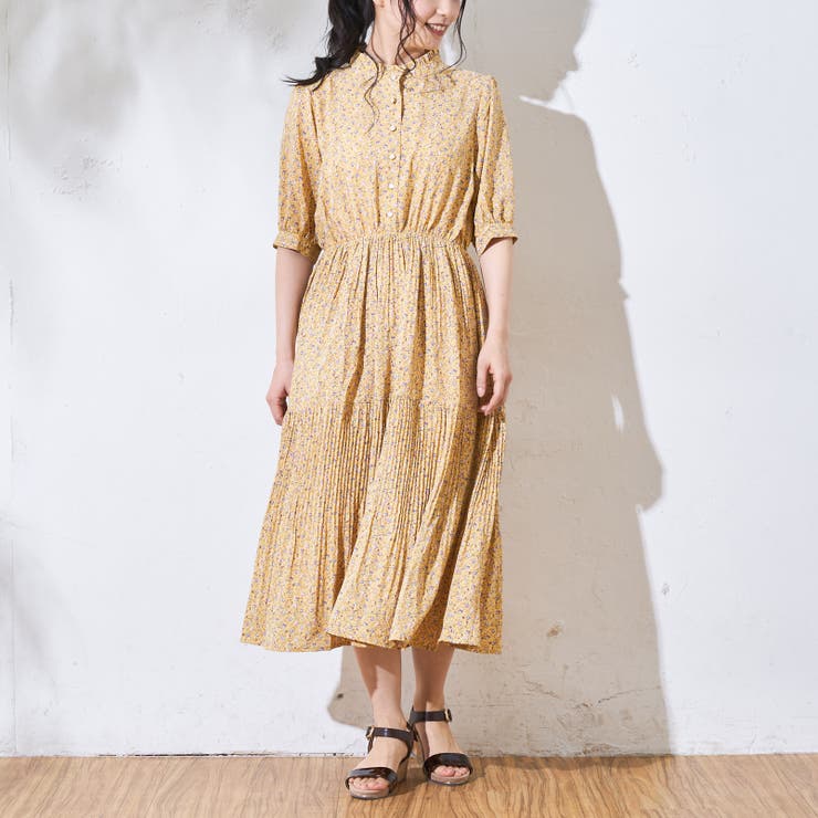 花柄ティアードプリーツワンピース 品番 Olow Olive Des Olive Outlet オリーブデオリーブ アウトレット のレディースファッション通販 Shoplist ショップリスト