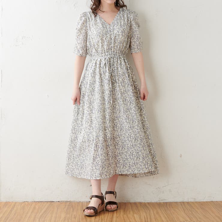 花柄パワーショルダーワンピース 品番 Olow Olive Des Olive Outlet オリーブデオリーブ アウトレット のレディースファッション通販 Shoplist ショップリスト