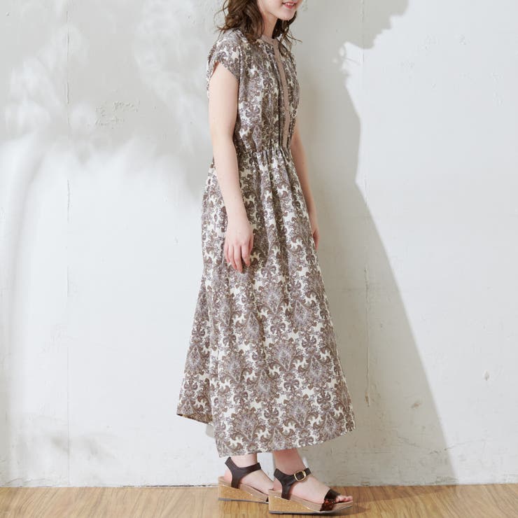 ダマスク柄ワンピース 品番 Olow Olive Des Olive Outlet オリーブデオリーブアウトレット のレディースファッション通販 Shoplist ショップリスト