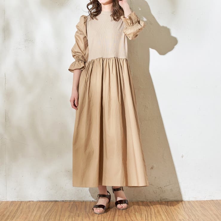 袖コンシャスツイル切り替えワンピース 品番 Olow Olive Des Olive Outlet オリーブデオリーブアウトレット のレディースファッション通販 Shoplist ショップリスト