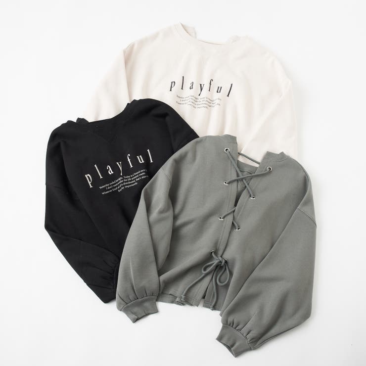 ロゴ レタリング後レースプルオーバー 品番 Olow Olive Des Olive Outlet オリーブデオリーブアウトレット のレディースファッション通販 Shoplist ショップリスト