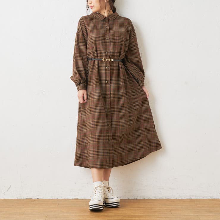 モールグレンチェックシャツワンピース 品番 Olow Olive Des Olive Outlet オリーブデオリーブ アウトレット のレディースファッション通販 Shoplist ショップリスト