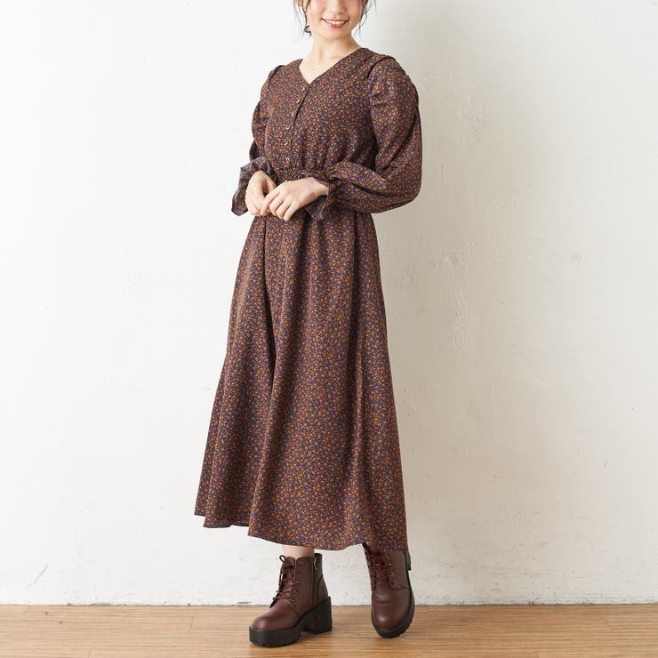 アソート花柄ｖネックパワショルワンピース 品番 Olow Olive Des Olive Outlet オリーブデオリーブアウトレット のレディースファッション通販 Shoplist ショップリスト