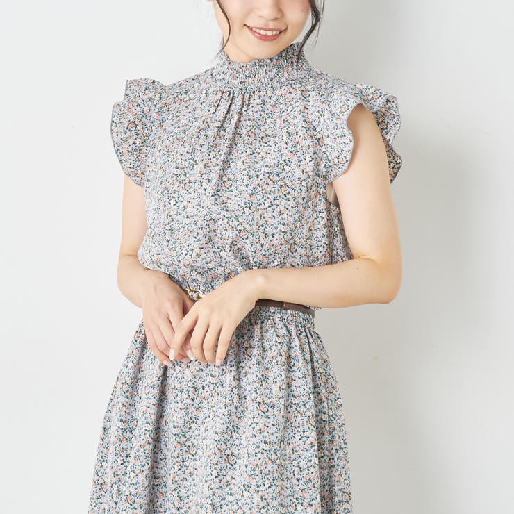 花柄フリルスリーブワンピース 品番 Olow Olive Des Olive Outlet オリーブデオリーブ アウトレット のレディースファッション通販 Shoplist ショップリスト