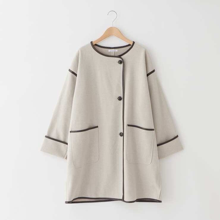 ヘリンボーンパイピングコート[品番：OLOW0004108]｜OLIVE des OLIVE
