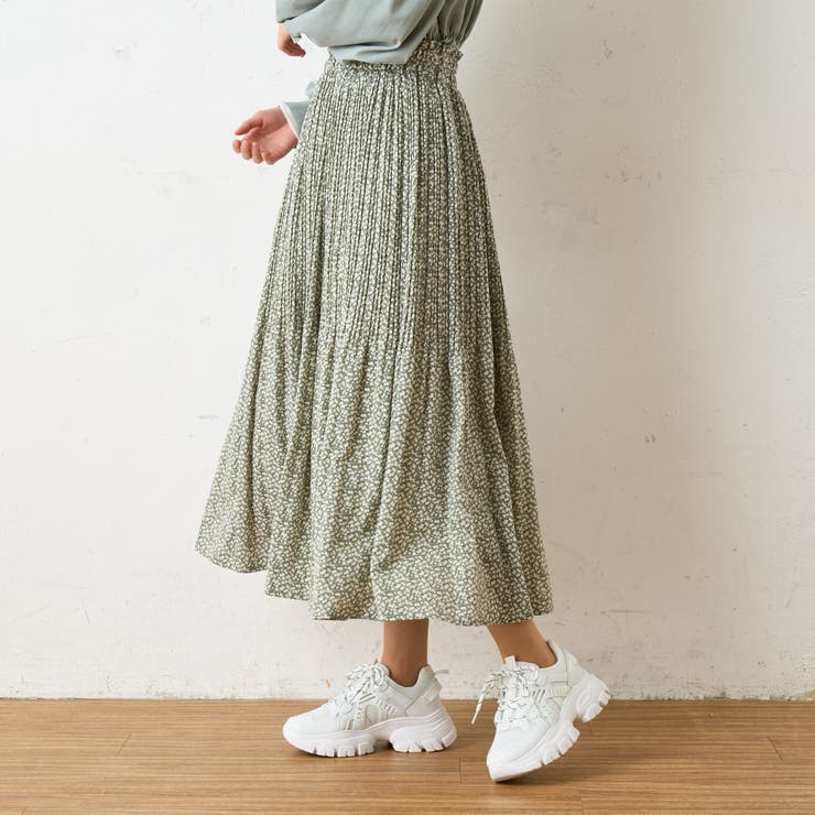 デシン小花柄プリーツスカート 品番 Olow Olive Des Olive Outlet オリーブデオリーブアウトレット のレディースファッション通販 Shoplist ショップリスト