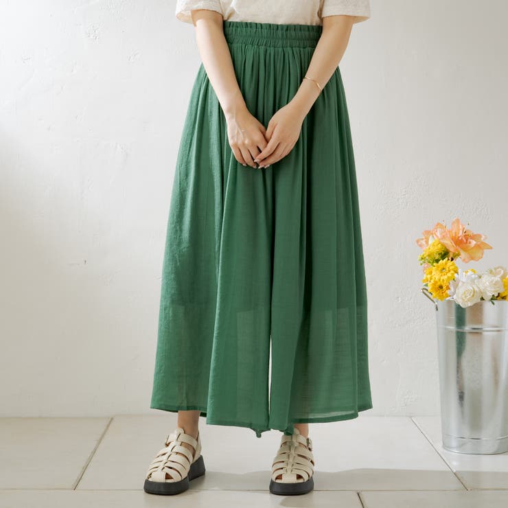 ＲＴスラブギャザーパンツ[品番：OLOW0007643]｜OLIVE des OLIVE OUTLET（オリーブデオリーブ アウトレット）のレディースファッション通販｜SHOPLIST（ショップリスト）