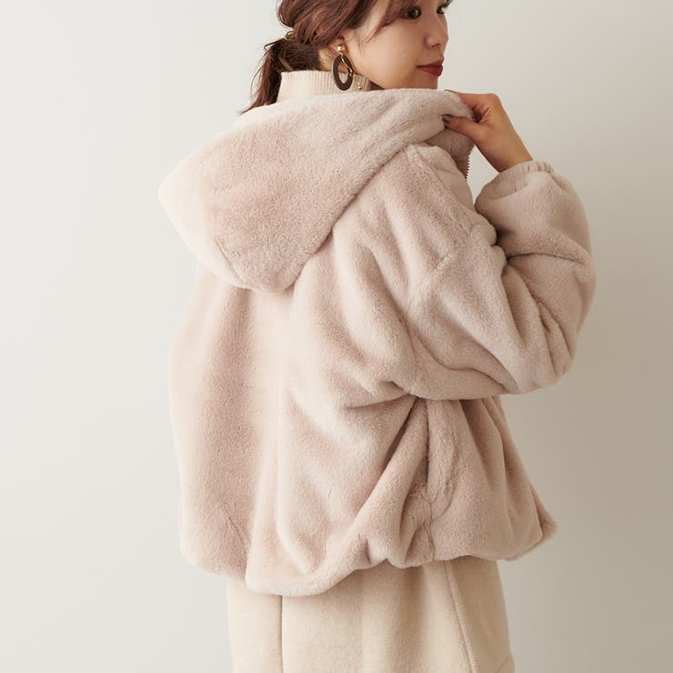 ラビットファーボリュームパーカー 品番 Nclw Nice Claup Outlet ナイスクラップ アウトレット のレディースファッション通販 Shoplist ショップリスト