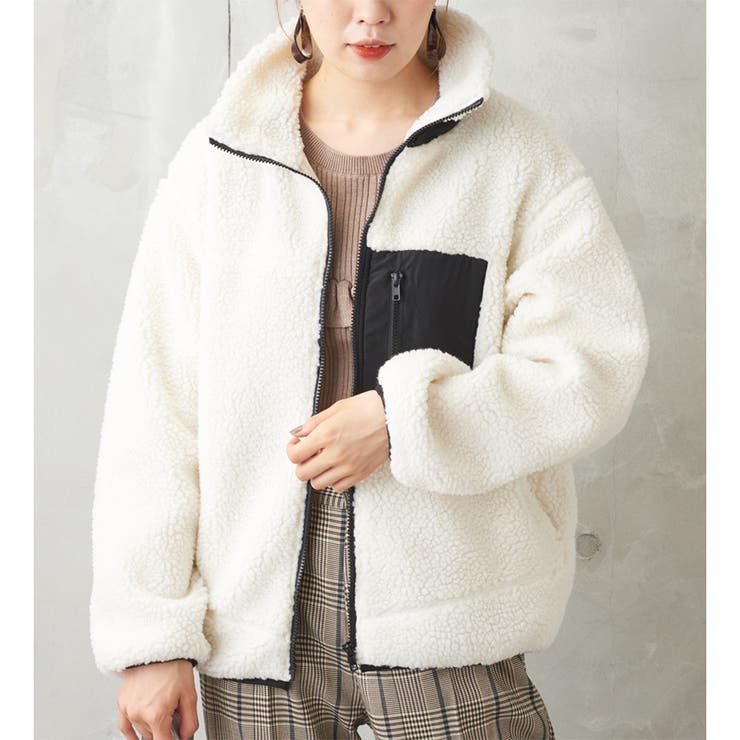 ボアブルゾン 品番 Nclw Nice Claup Outlet ナイスクラップ アウトレット のレディースファッション通販 Shoplist ショップリスト