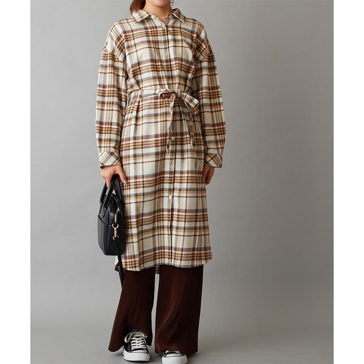 チェックシャツワンピース 品番 Nclw Nice Claup Outlet ナイスクラップ アウトレット のレディースファッション通販 Shoplist ショップリスト