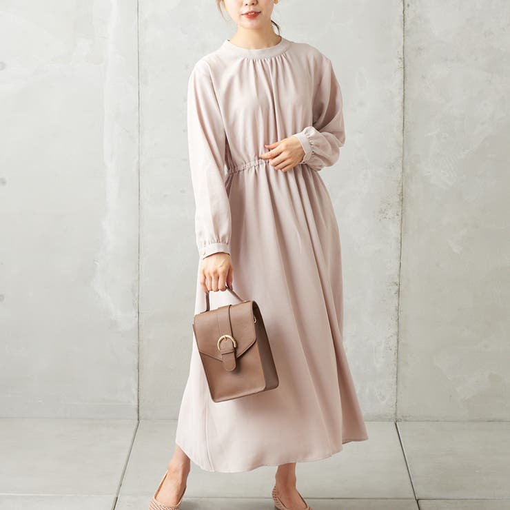 ウエストギャザーワンピース 品番 Nclw Nice Claup Outlet ナイスクラップ アウトレット のレディースファッション通販 Shoplist ショップリスト