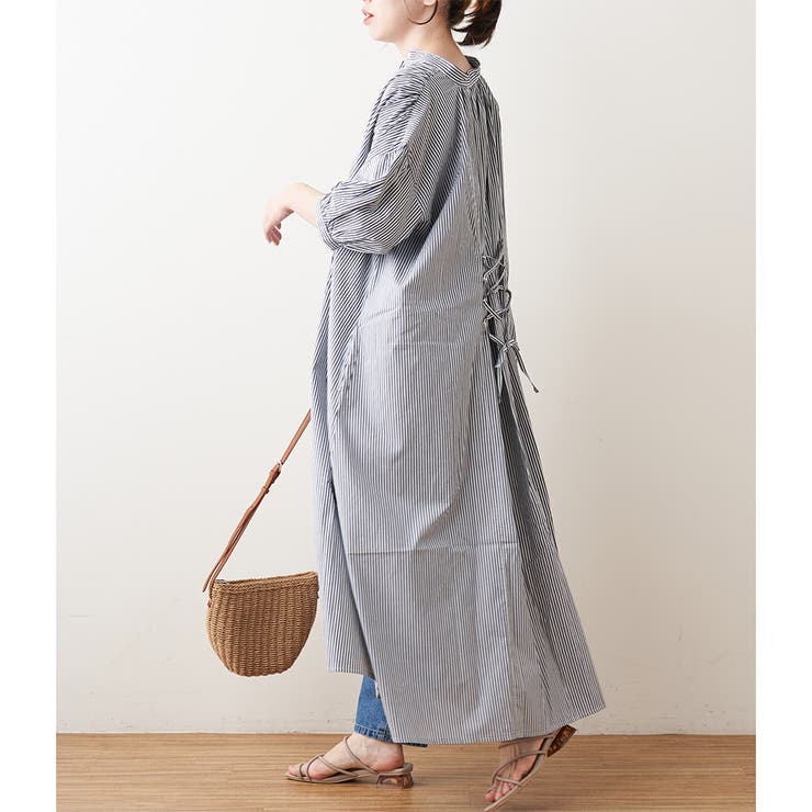 バックレースアップ 羽織ワンピ 品番 Nclw Nice Claup Outlet ナイスクラップ アウトレット のレディースファッション通販 Shoplist ショップリスト