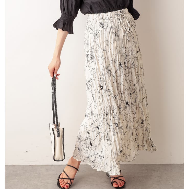 花柄プリーツスカート 品番 Nclw Nice Claup Outlet ナイスクラップ アウトレット のレディースファッション通販 Shoplist ショップリスト