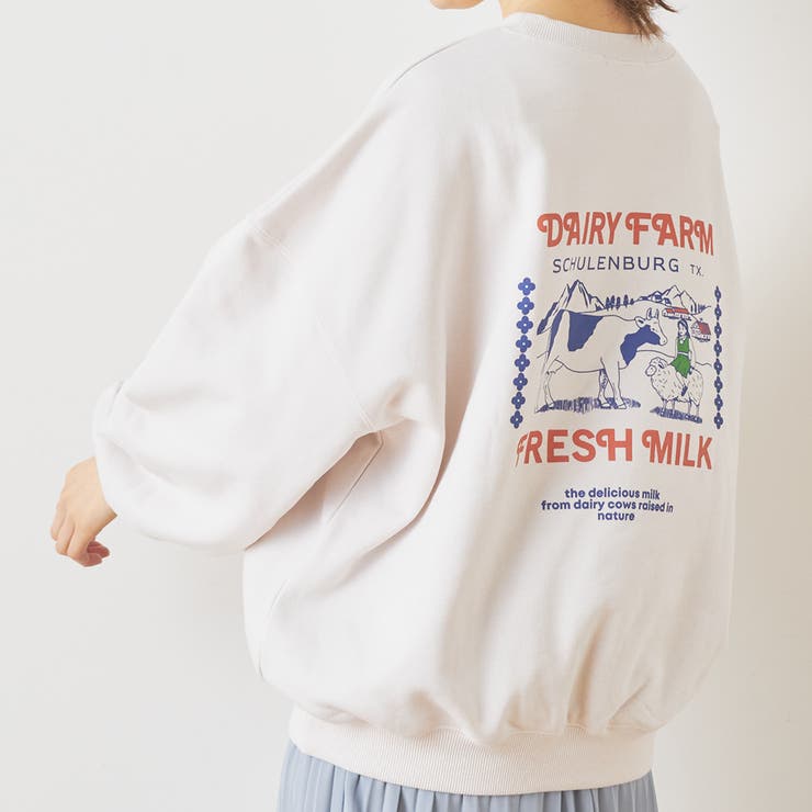 ウシプリントプルオーバー 品番 Nclw Nice Claup Outlet ナイスクラップアウトレット のレディースファッション通販 Shoplist ショップリスト