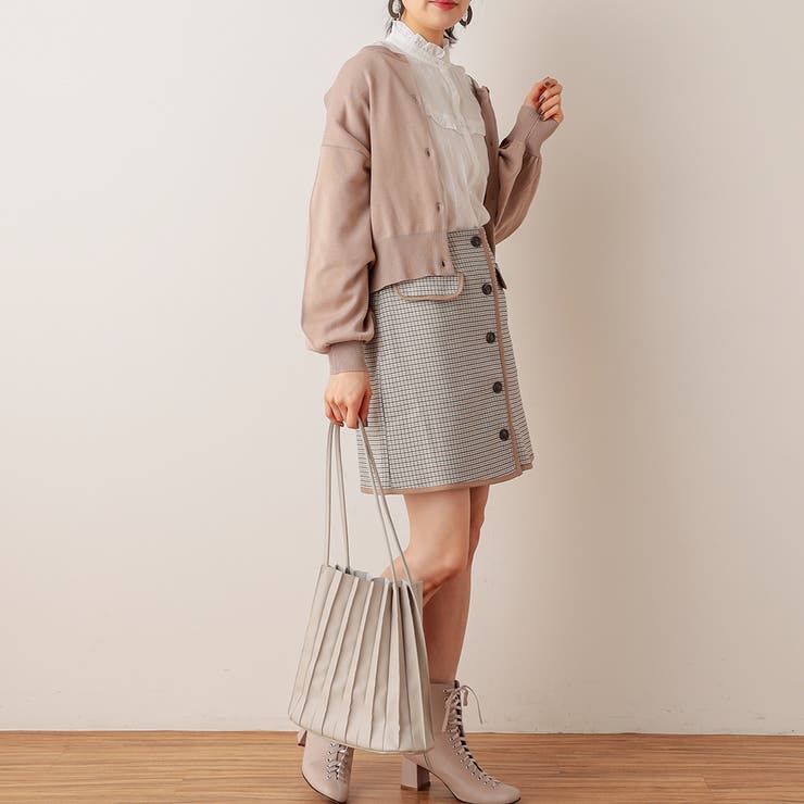 レザープリーツトートバッグ 品番 Nclw Nice Claup Outlet ナイスクラップ アウトレット のレディースファッション通販 Shoplist ショップリスト