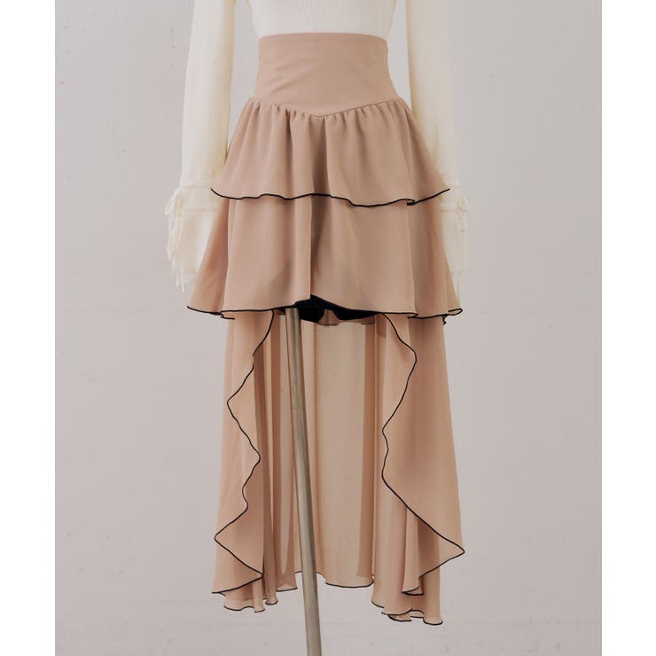 ラッフルロングスカート | RMAF　NICE CLAUP / OLIVE des OLIVE | 詳細画像8 