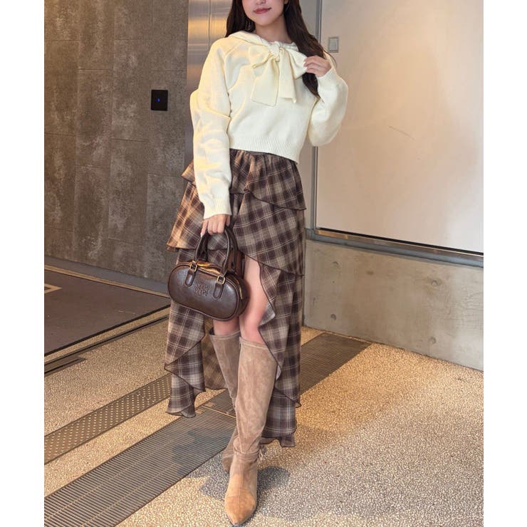 ラッフルロングスカート | RMAF　NICE CLAUP / OLIVE des OLIVE | 詳細画像11 