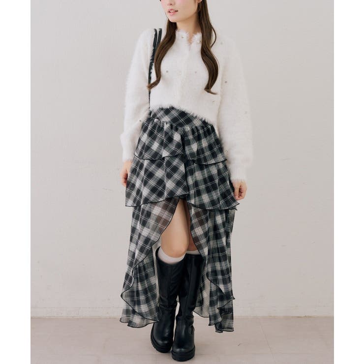 ラッフルロングスカート | RMAF　NICE CLAUP / OLIVE des OLIVE | 詳細画像42 