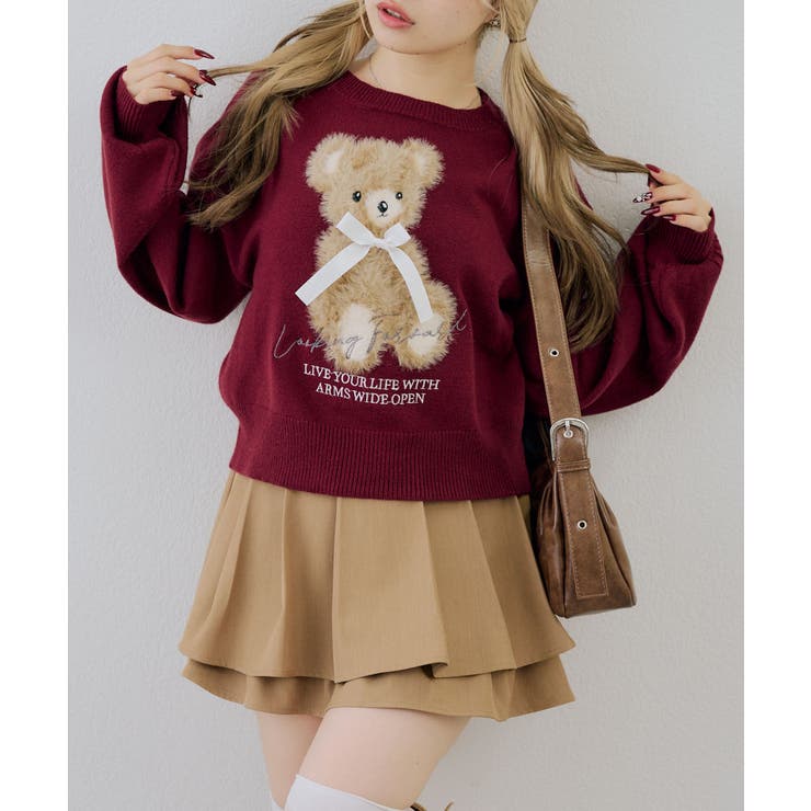 フェザークマさんニット | RMAF　NICE CLAUP / OLIVE des OLIVE | 詳細画像1 
