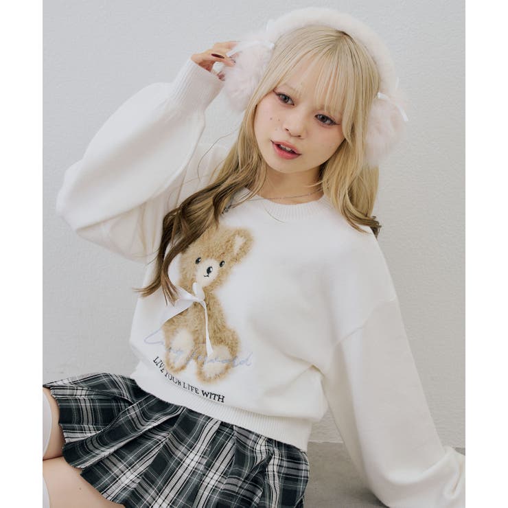 フェザークマさんニット | RMAF　NICE CLAUP / OLIVE des OLIVE | 詳細画像9 