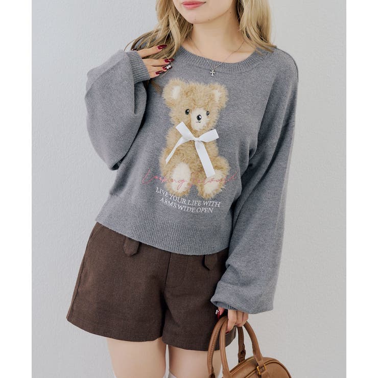 フェザークマさんニット | RMAF　NICE CLAUP / OLIVE des OLIVE | 詳細画像26 