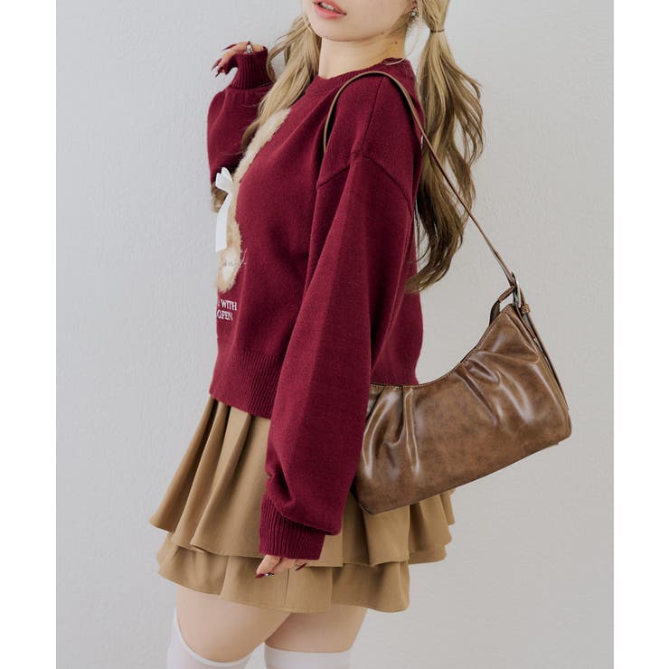 フェザークマさんニット | RMAF　NICE CLAUP / OLIVE des OLIVE | 詳細画像3 
