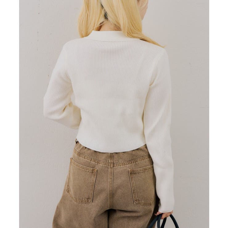 ナポレオン風ダブルジップニット | RMAF　NICE CLAUP / OLIVE des OLIVE | 詳細画像25 