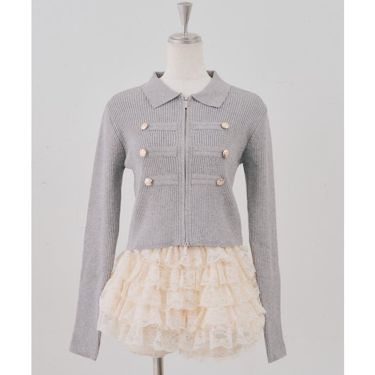 ナポレオン風ダブルジップニット | RMAF　NICE CLAUP / OLIVE des OLIVE | 詳細画像41 