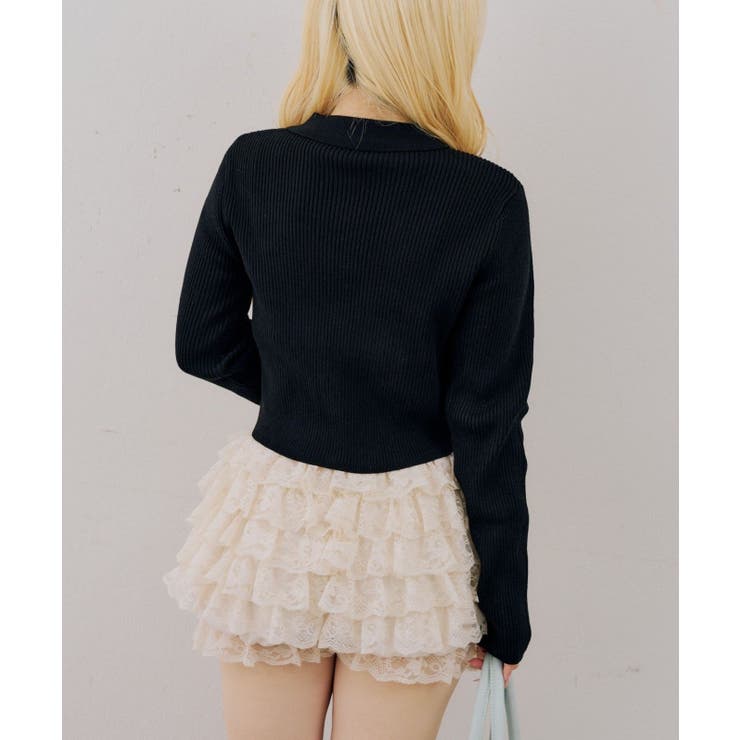 ナポレオン風ダブルジップニット | RMAF　NICE CLAUP / OLIVE des OLIVE | 詳細画像6 