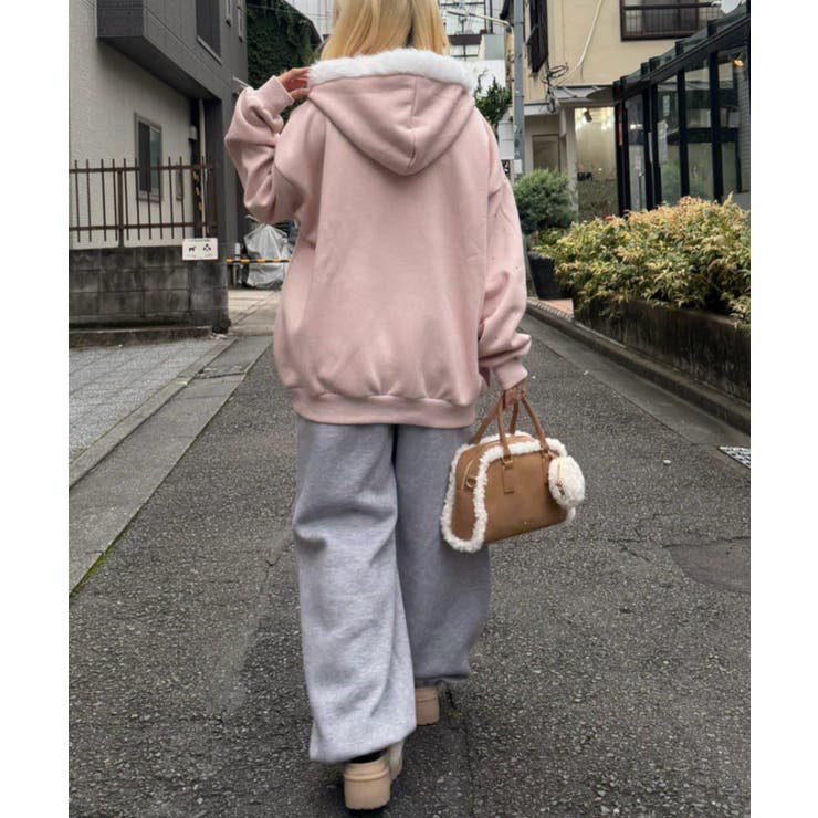 【5色展開】ラインストーンビッグファーパーカー | RMAF　NICE CLAUP / OLIVE des OLIVE | 詳細画像47 