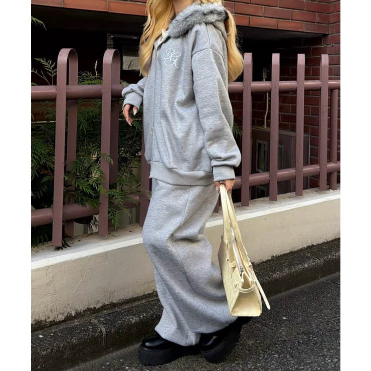 【5色展開】ラインストーンビッグファーパーカー | RMAF　NICE CLAUP / OLIVE des OLIVE | 詳細画像55 