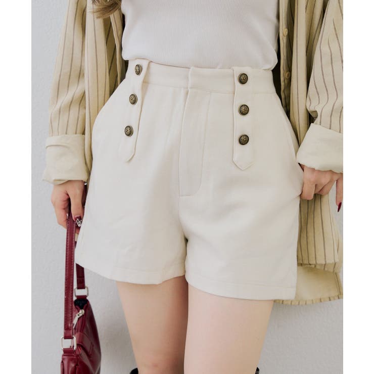ナポレオン風ショートパンツ | RMAF　NICE CLAUP / OLIVE des OLIVE | 詳細画像13 