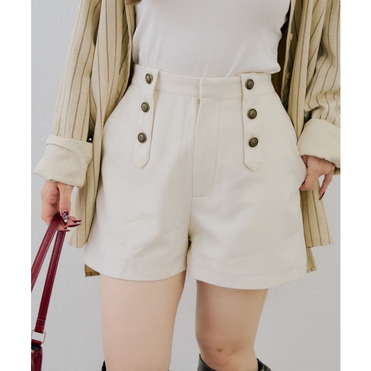 ナポレオン風ショートパンツ | RMAF　NICE CLAUP / OLIVE des OLIVE | 詳細画像14 
