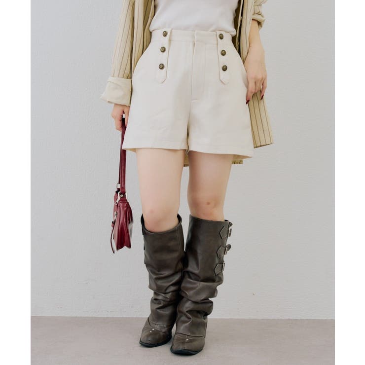 ナポレオン風ショートパンツ | RMAF　NICE CLAUP / OLIVE des OLIVE | 詳細画像15 